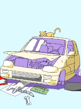 猫车修理店下拉漫画